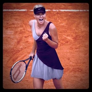 Nike Dri Fit Maria Sharapova Two Tone Tennis Dress